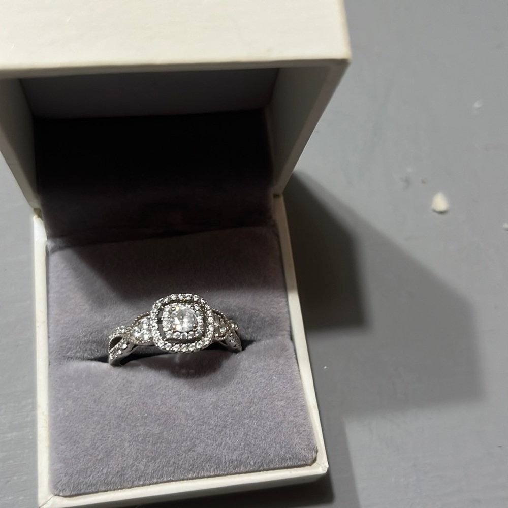 Sterling CZ wedding set